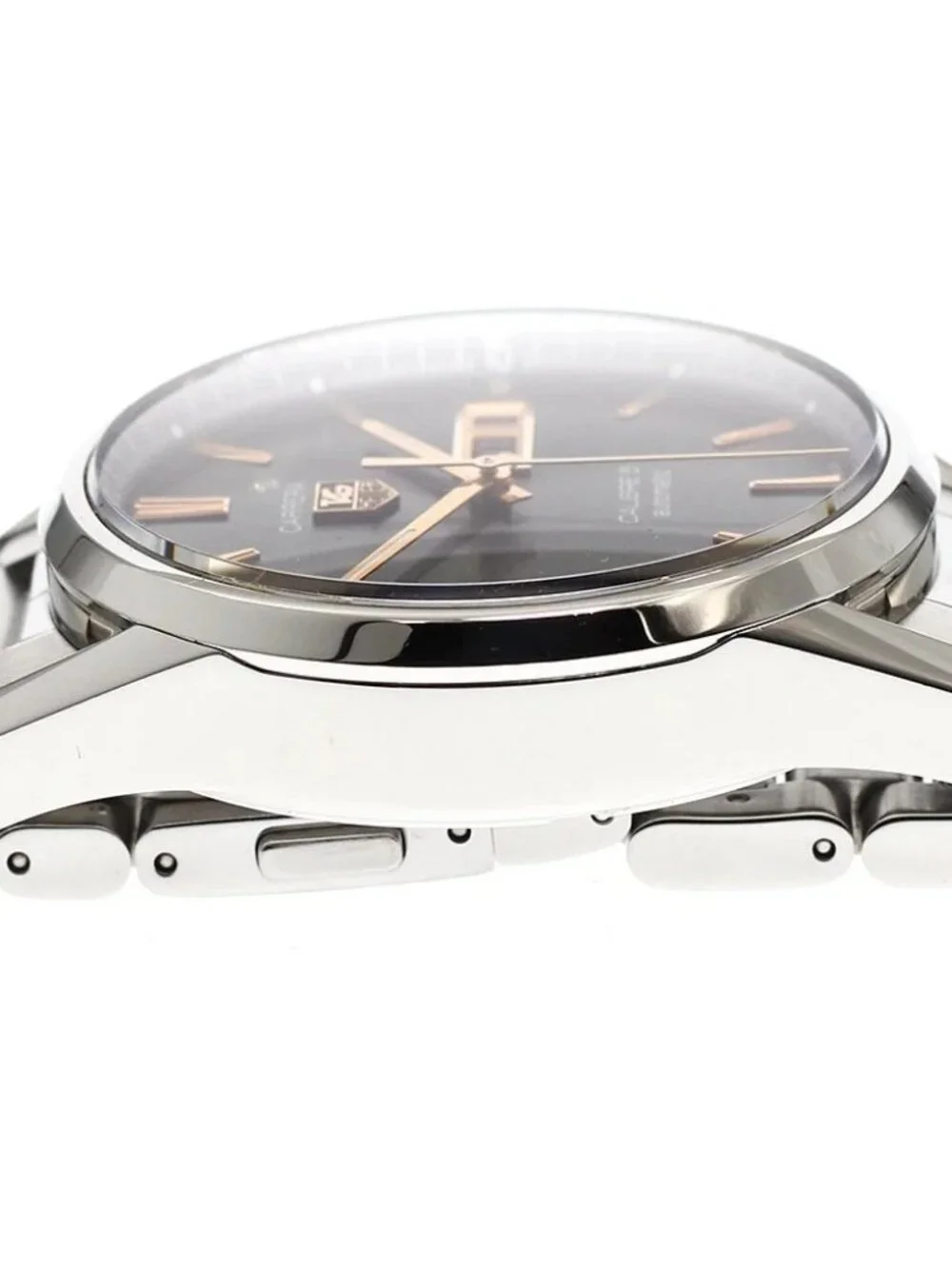 TAG HEUER Carrera Caliber 5 WAR201C-1 Day date Automatic Men's Watch_